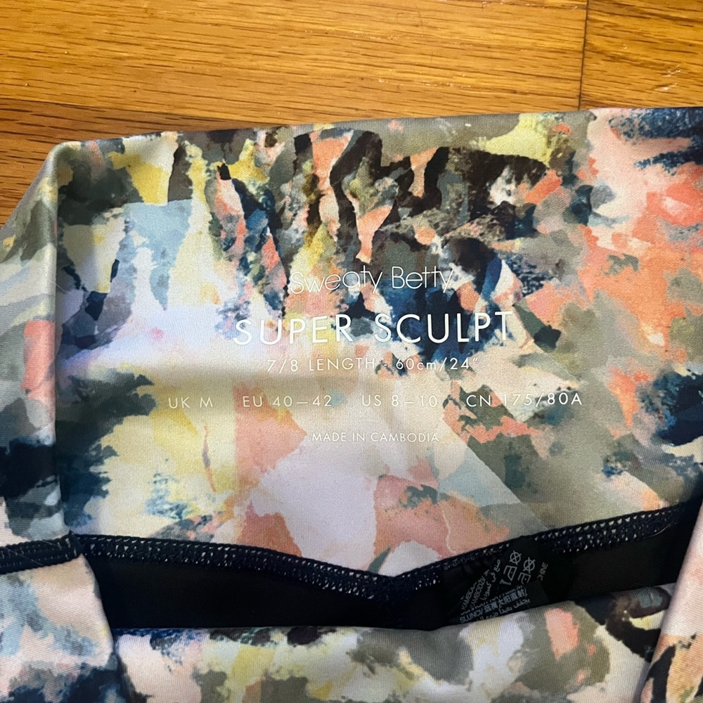 Never Worn Sweaty Betty Super Sculpt 7/8 Yoga Leggings - Picture 3 of 5